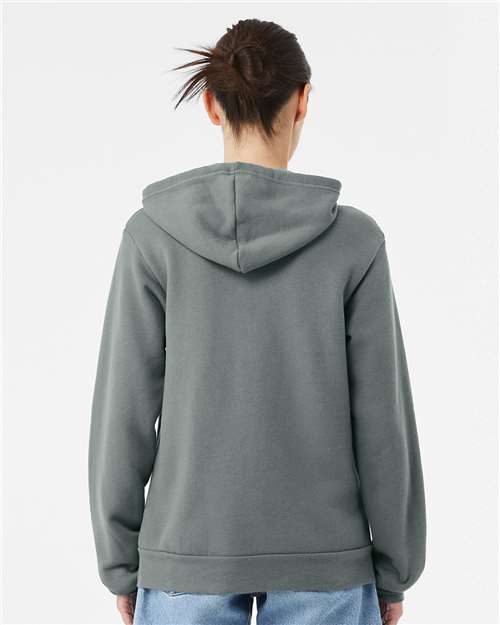BELLA + CANVAS Sponge Fleece Full-Zip Hoodie 3739 Blue Storm