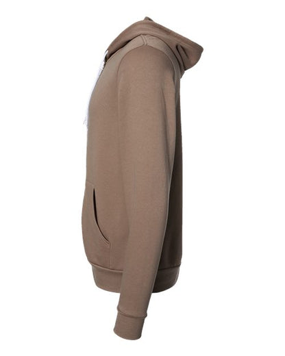 BELLA + CANVAS Sponge Fleece Full-Zip Hoodie 3739 Vintage Brown