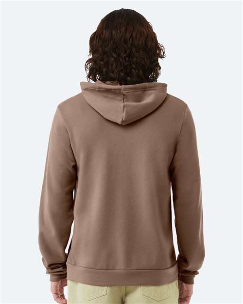 BELLA + CANVAS Sponge Fleece Full-Zip Hoodie 3739 Vintage Brown
