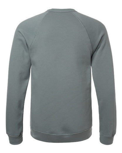 BELLA + CANVAS Sponge Fleece Raglan Crewneck Sweatshirt 3901 Blue Storm