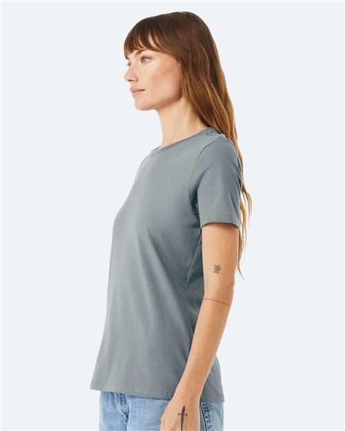 BELLA + CANVAS Women’s Relaxed Jersey Tee 6400 Blue Storm