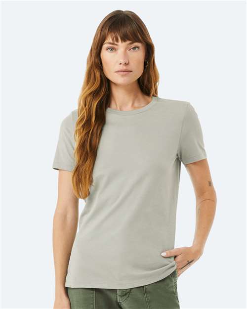 Custom Embroidered  BELLA + CANVAS Women’s Relaxed Jersey Tee 6400 Thyme