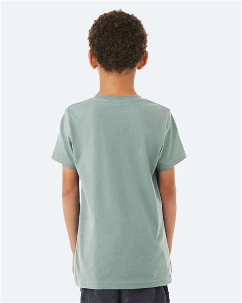 BELLA + CANVAS Youth Jersey Tee 3001Y Dusty Blue