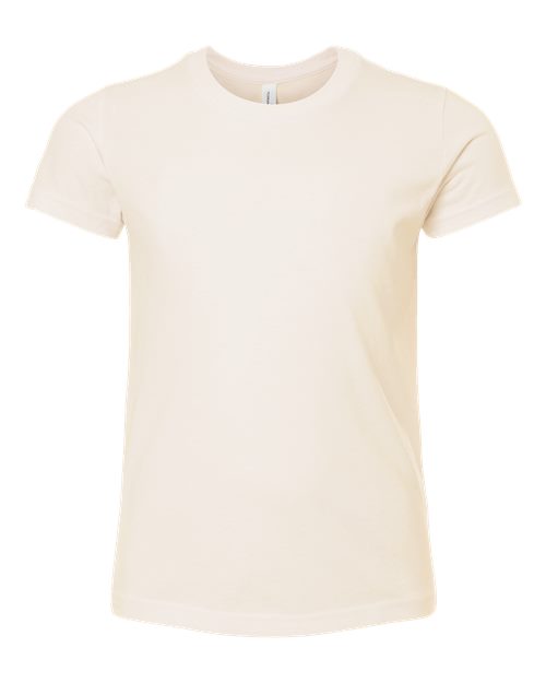 BELLA + CANVAS Youth CVC Jersey Tee 3001YCVC Heather Natural