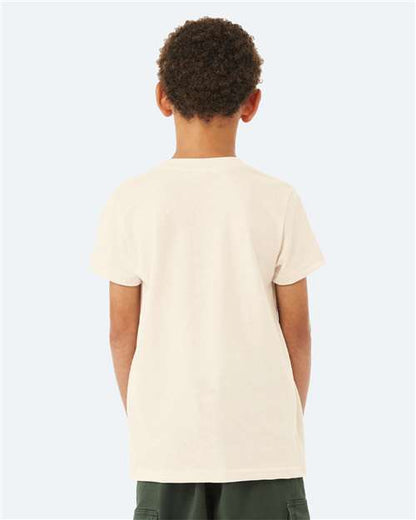 BELLA + CANVAS Youth CVC Jersey Tee 3001YCVC Heather Natural