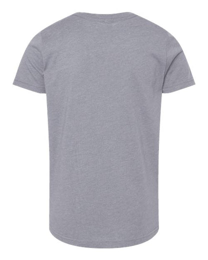 BELLA + CANVAS Youth CVC Jersey Tee 3001YCVC Heather Storm
