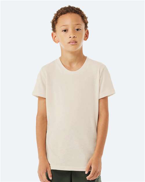 Custom Embroidered  BELLA + CANVAS Youth Triblend Tee 3413Y  