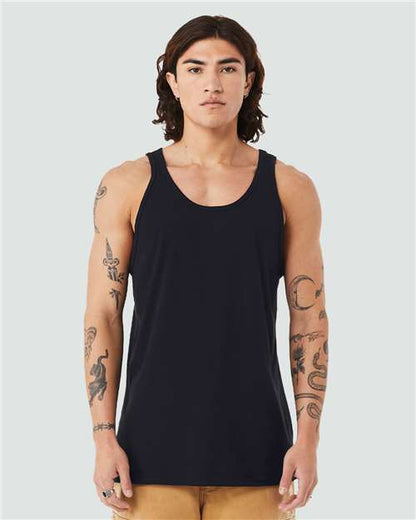 Custom Embroidered  BELLA + CANVAS Heather CVC Tank 3480CVC  