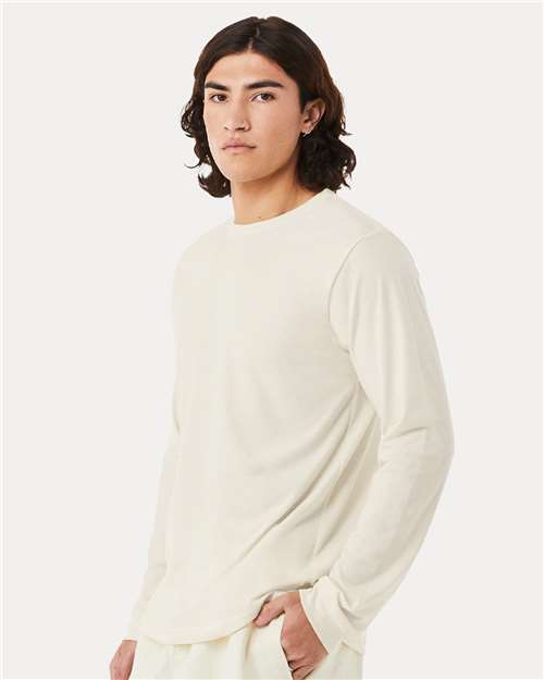 BELLA + CANVAS Heather CVC Long Sleeve Tee 3501CVC Heather Natural