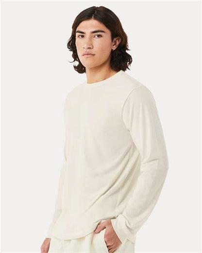 BELLA + CANVAS Heather CVC Long Sleeve Tee 3501CVC Heather Natural