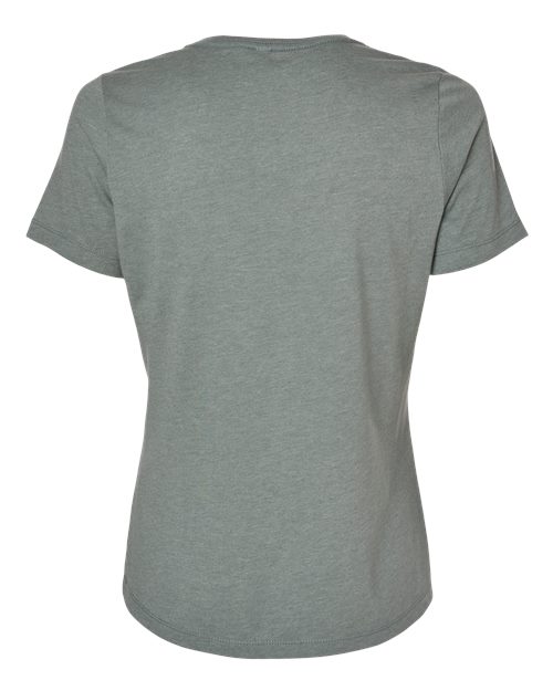 BELLA + CANVAS Women’s Relaxed Fit Heather CVC Tee 6400CVC Heather Blue Storm