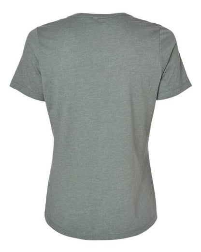 BELLA + CANVAS Women’s Relaxed Fit Heather CVC Tee 6400CVC Heather Blue Storm