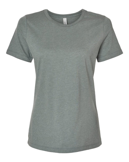 BELLA + CANVAS Women’s Relaxed Fit Heather CVC Tee 6400CVC Heather Blue Storm