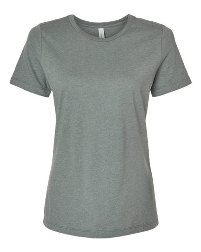 BELLA + CANVAS Women’s Relaxed Fit Heather CVC Tee 6400CVC Heather Blue Storm