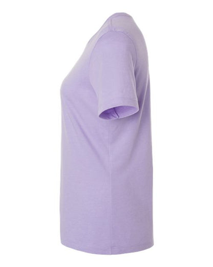 BELLA + CANVAS Women’s Relaxed Fit Heather CVC Tee 6400CVC Heather Dark Lavender