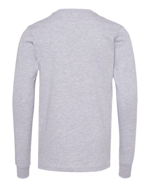 BELLA + CANVAS Youth Jersey Long Sleeve Tee 3501Y Custom Embroidered Business Logo