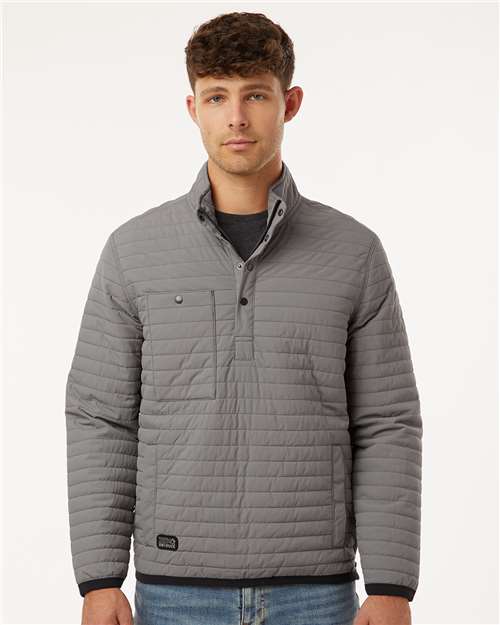 Custom Embroidered  DRI DUCK Keystone Quilted Pullover 5303  