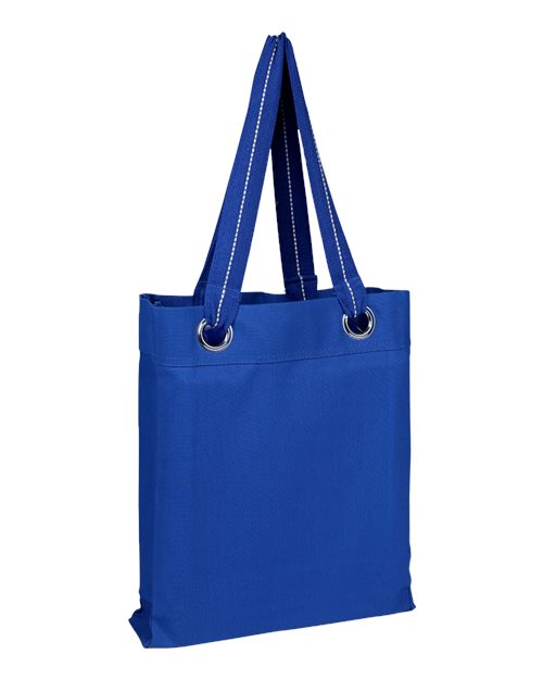 Q-Tees Large Grommet Tote Q1630 Custom Embroidered Business Logo