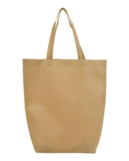 Q-Tees Non-Woven Gusset Bottom Tote Q1251