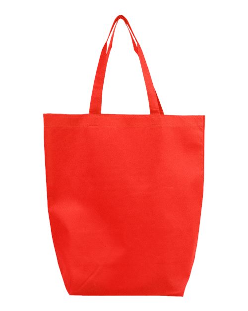 Q-Tees Non-Woven Gusset Bottom Tote Q1251
