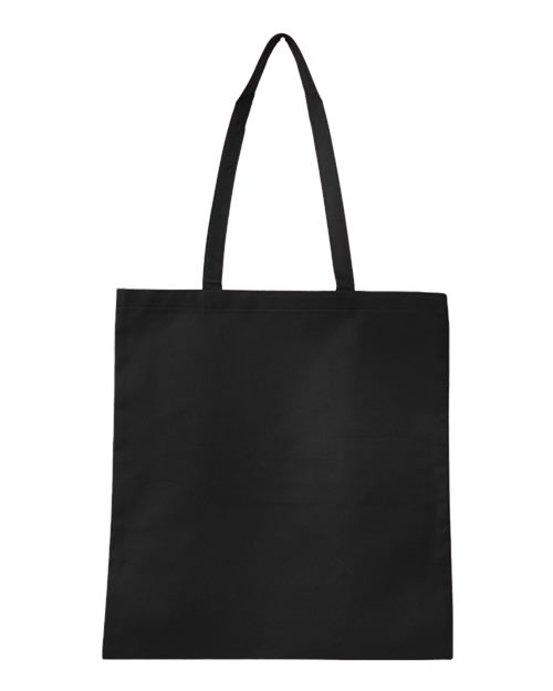 Q-Tees Non-Woven Tote Bag Q126300 Custom Embroidered Business Logo