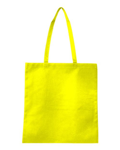 Q-Tees Non-Woven Tote Bag Q126300 Custom Embroidered Business Logo