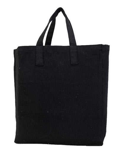 Q-Tees Sustainable Grocery Bag S900 Custom Embroidered Business Logo