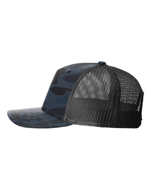 Richardson Printed Five-Panel Trucker Cap 112PFP Custom Embroidered Business Logo