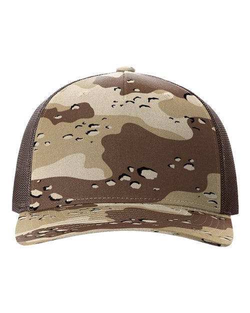 Richardson Five-Panel Printed Trucker Cap 112PFP