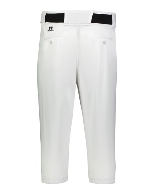 Custom EmbroideredRussell Athletic Unisex 2.0 Solid Diamond Series Baseball Knickers 12086 White