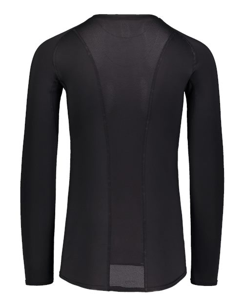 Custom EmbroideredRussell Athletic Unisex CoolCore­ Long Sleeve Compression Shirt 12092 Black
