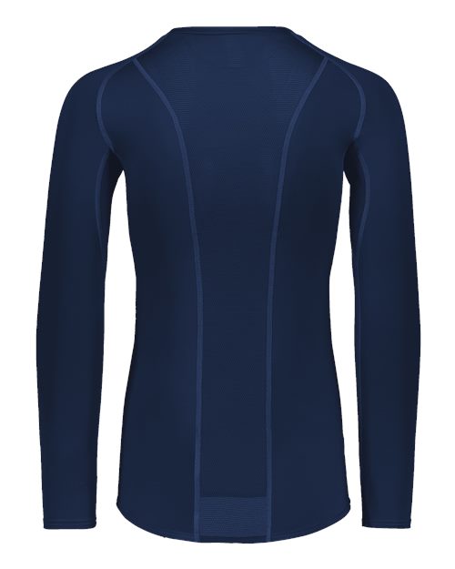 Custom EmbroideredRussell Athletic Unisex CoolCore­ Long Sleeve Compression Shirt 12092 Navy
