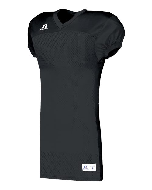 Custom EmbroideredRussell Athletic Unisex Jersey With Side Inserts 12110 Black