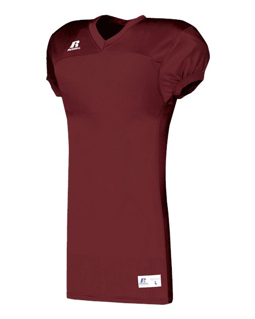 Custom EmbroideredRussell Athletic Unisex Jersey With Side Inserts 12110 Cardinal