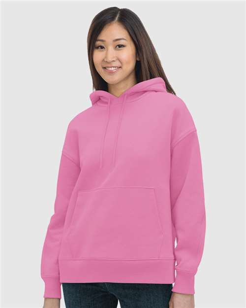 Custom Embroidered  Bayside Women's USA-Made Hooded Sweatshirt 7760  