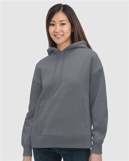 Custom Embroidered  Bayside Women's USA-Made Hooded Sweatshirt 7760  
