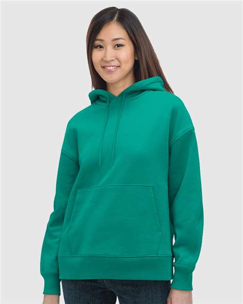 Custom Embroidered  Bayside Women's USA-Made Hooded Sweatshirt 7760  