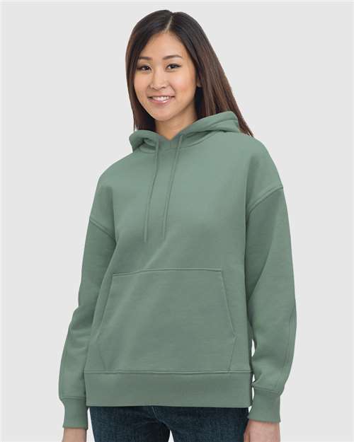 Custom Embroidered  Bayside Women's USA-Made Hooded Sweatshirt 7760  