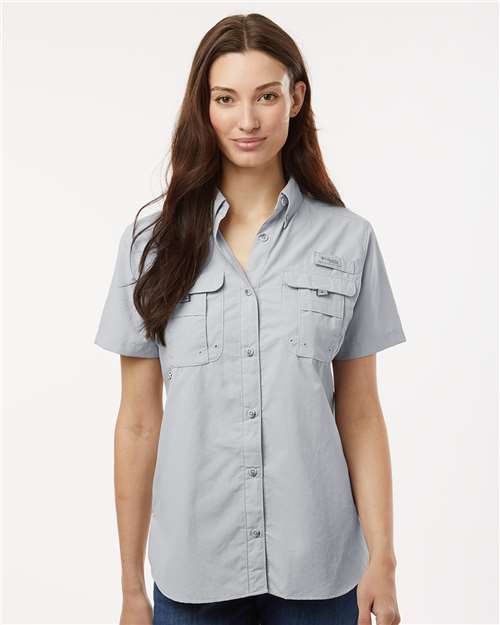 Custom Embroidered  Columbia Women's PFG Bahama™ Short Sleeve Shirt 212473  