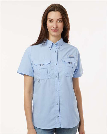 Custom Embroidered  Columbia Women's PFG Bahama™ Short Sleeve Shirt 212473  