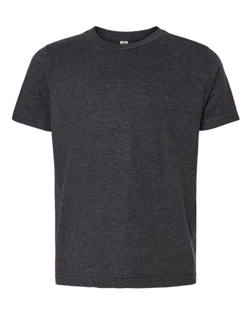 Tultex Youth Fine Jersey T-Shirt 235 Heather Graphite