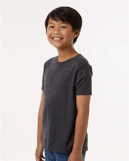 Tultex Youth Fine Jersey T-Shirt 235 Heather Graphite