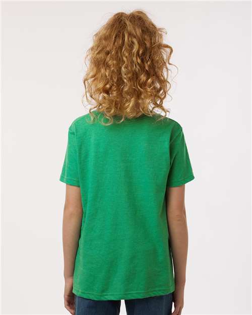 Tultex Youth Fine Jersey T-Shirt 235 Heather Kelly