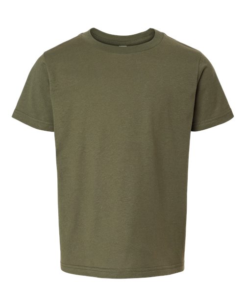 Tultex Youth Fine Jersey T-Shirt 235 Military Green
