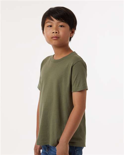 Tultex Youth Fine Jersey T-Shirt 235 Military Green