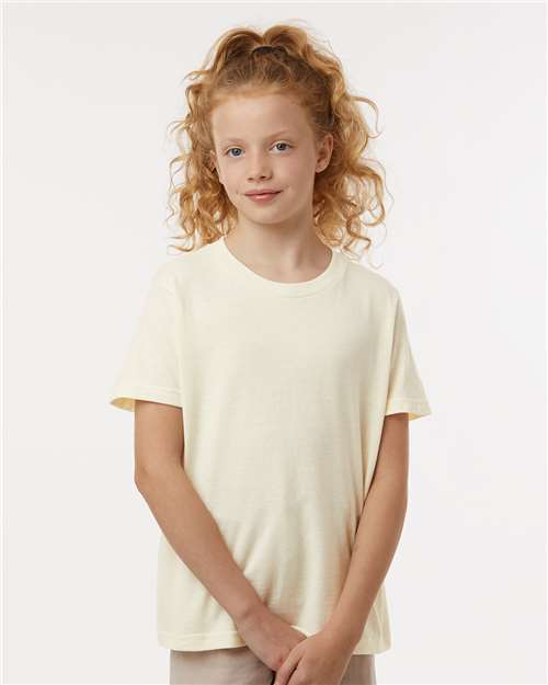 Custom Embroidered  Tultex Youth Fine Jersey T-Shirt 235 Natural