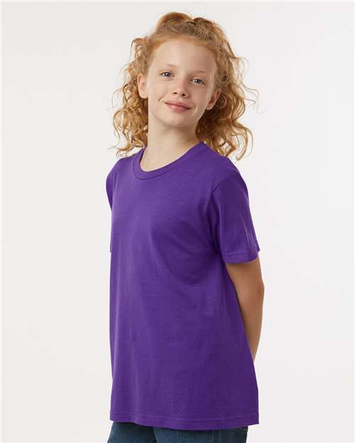 Tultex Youth Fine Jersey T-Shirt 235 Purple