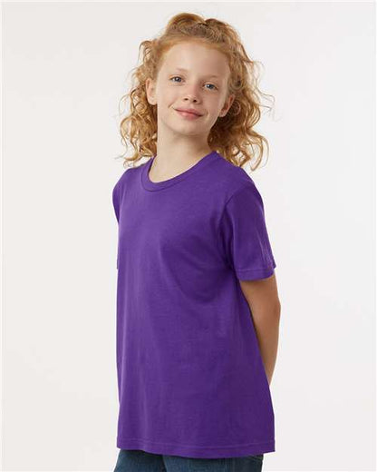 Tultex Youth Fine Jersey T-Shirt 235 Purple