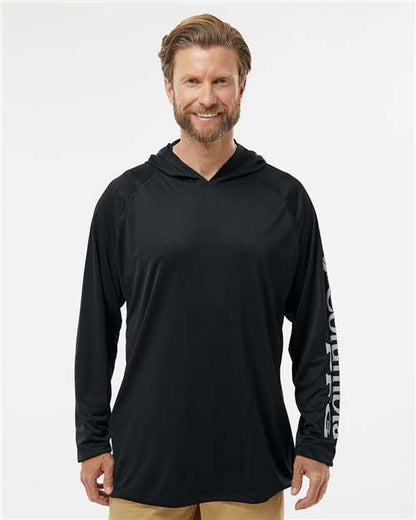 Custom Embroidered  Columbia PFG Terminal Tackle™ Hooded Long Sleeve T-Shirt 212482  