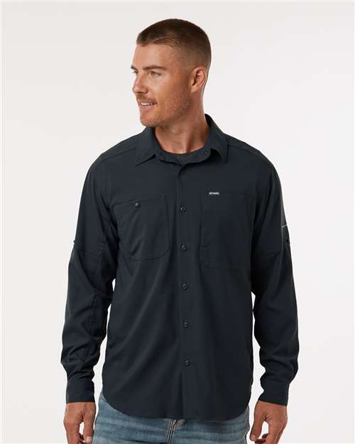 Custom Embroidered  Columbia Silver Ridge™ Utility Lite Long Sleeve Shirt 201293  